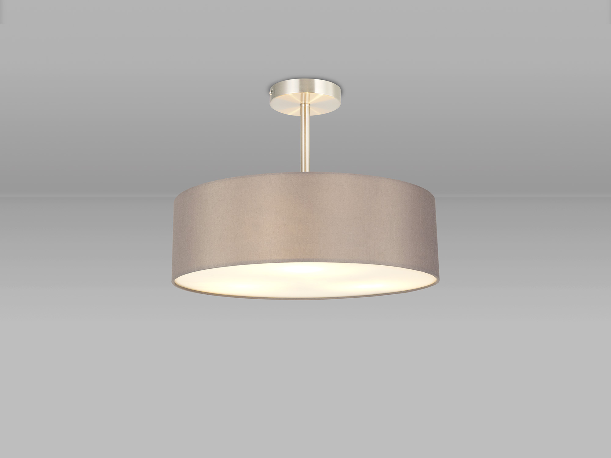 Baymont SN GR Ceiling Lights Deco Semi Flush Fittings